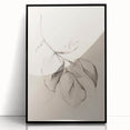 Minimalist Leaf Sketch – Modern Line Art for Clean and Simple Decor