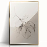 Minimalist Leaf Sketch – Modern Line Art for Clean and Simple Decor
