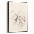 Minimalist Leaf Sketch – Modern Line Art for Clean and Simple Decor