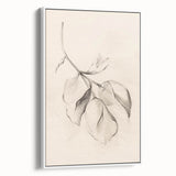 Minimalist Leaf Sketch – Modern Line Art for Clean and Simple Decor
