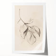 Minimalist Leaf Sketch – Modern Line Art for Clean and Simple Decor