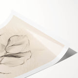 Minimalist Leaf Sketch – Modern Line Art for Clean and Simple Decor