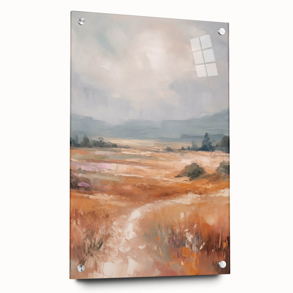 Minimalist Landscape Art – Abstract Nature Painting for Modern Decor