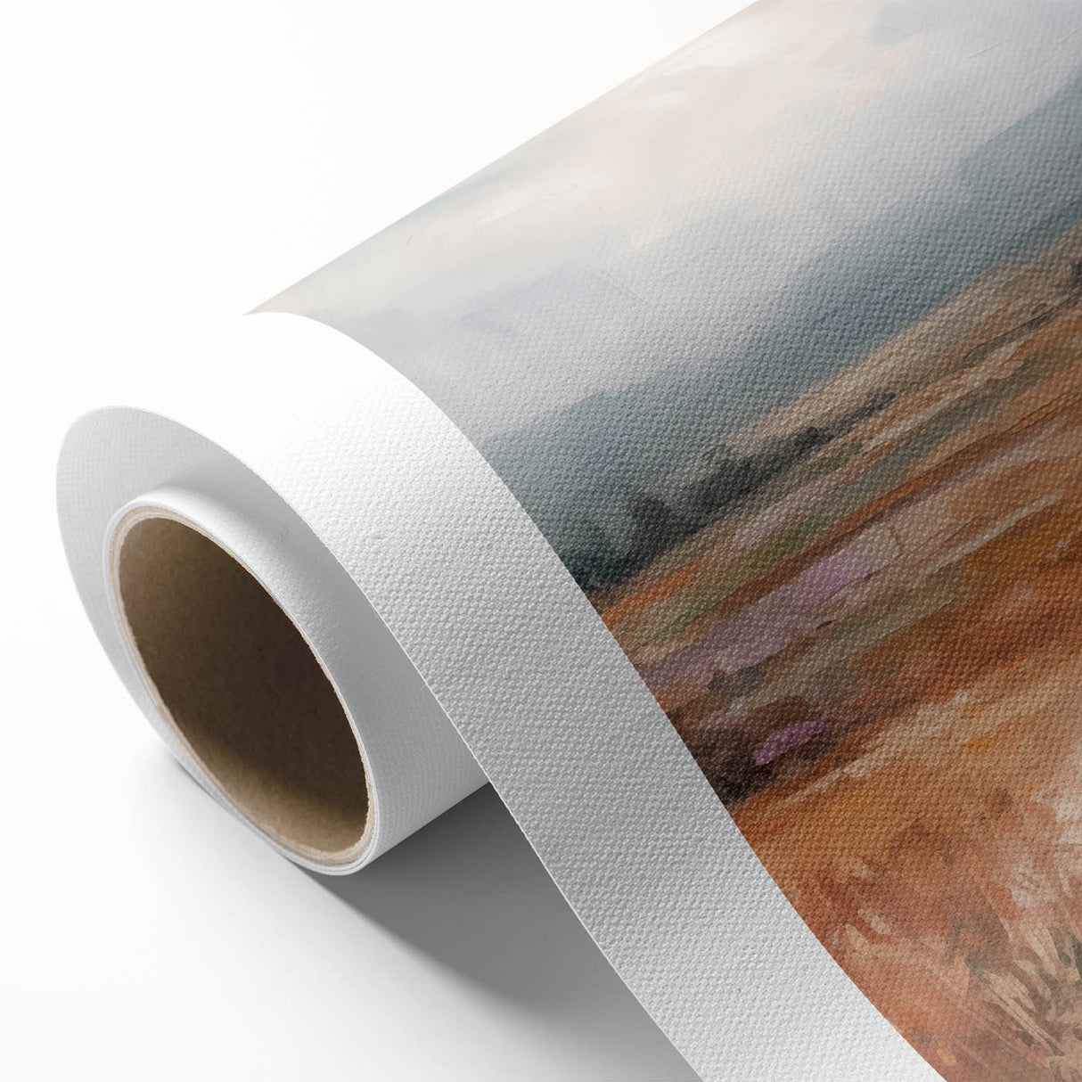 Minimalist Landscape Art – Abstract Nature Painting for Modern Decor