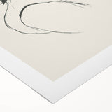 Minimalist Female Silhouette Art – Clean Line Sketch for Modern Decor