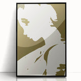 Modern Minimalist Silhouette Art – Bold and Elegant Female Portrait
