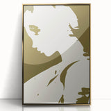 Modern Minimalist Silhouette Art – Bold and Elegant Female Portrait