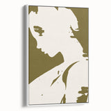 Modern Minimalist Silhouette Art – Bold and Elegant Female Portrait