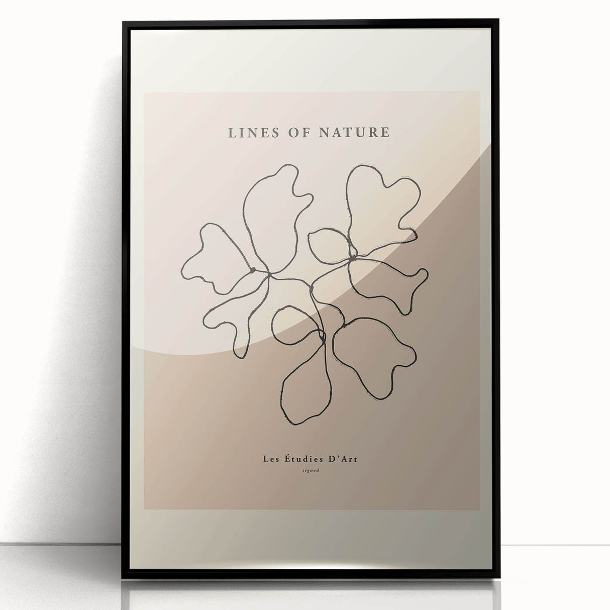 Minimalist Nature Line Art – Abstract Botanical Design for Modern Decor