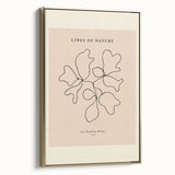 Minimalist Nature Line Art – Abstract Botanical Design for Modern Decor