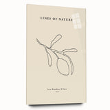 Minimalist Wall Art – Modern Nature-Inspired Line Drawing for Elegant Spaces