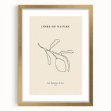 Minimalist Wall Art – Modern Nature-Inspired Line Drawing for Elegant Spaces