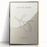 Minimalist Wall Art – Modern Nature-Inspired Line Drawing for Elegant Spaces