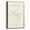 Minimalist Wall Art – Modern Nature-Inspired Line Drawing for Elegant Spaces