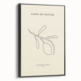 Minimalist Wall Art – Modern Nature-Inspired Line Drawing for Elegant Spaces