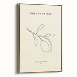 Minimalist Wall Art – Modern Nature-Inspired Line Drawing for Elegant Spaces