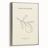 Minimalist Wall Art – Modern Nature-Inspired Line Drawing for Elegant Spaces