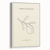 Minimalist Wall Art – Modern Nature-Inspired Line Drawing for Elegant Spaces