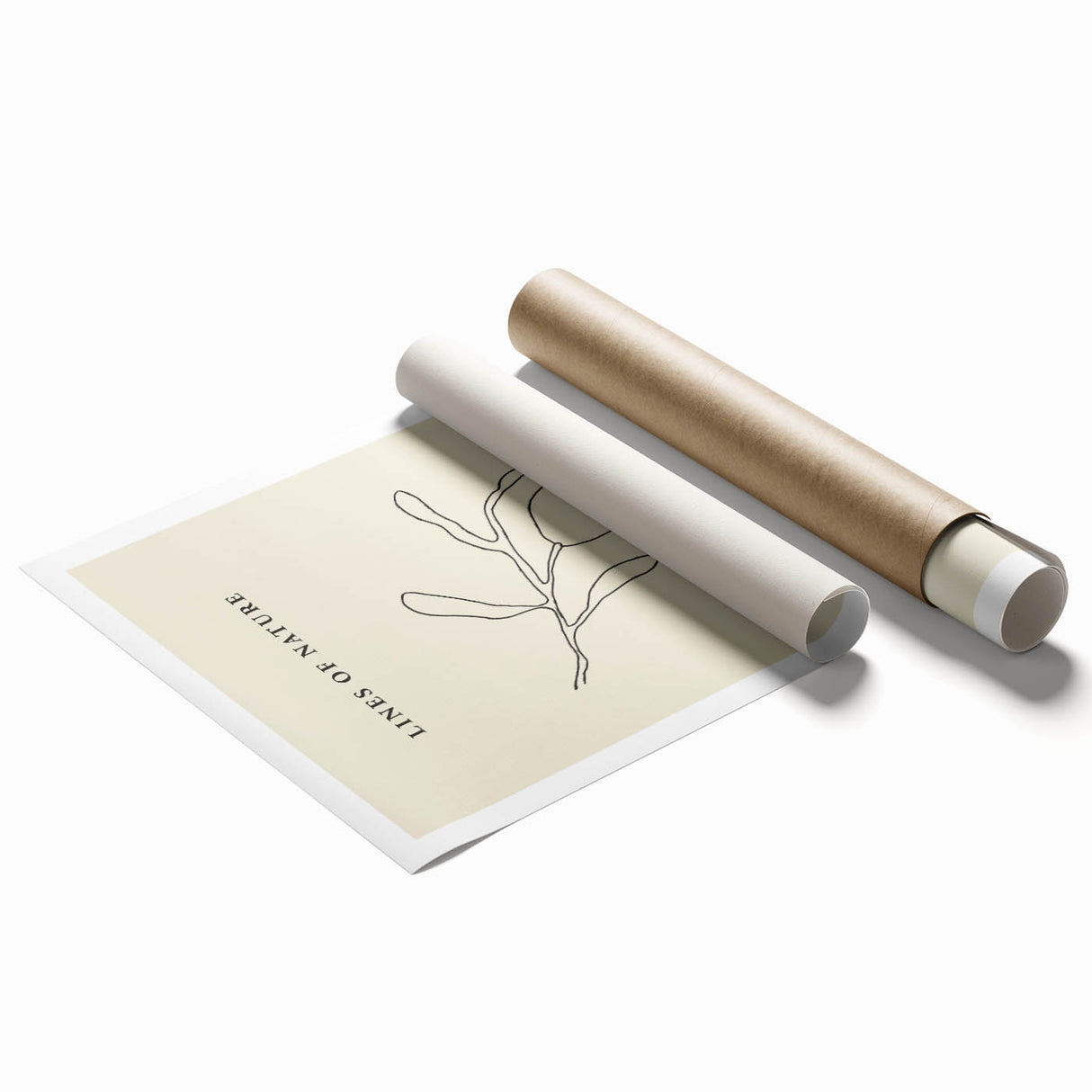 Minimalist Wall Art – Modern Nature-Inspired Line Drawing for Elegant Spaces
