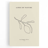 Minimalist Wall Art – Modern Nature-Inspired Line Drawing for Elegant Spaces
