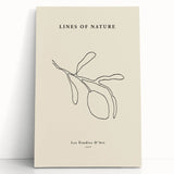 Minimalist Wall Art – Modern Nature-Inspired Line Drawing for Elegant Spaces