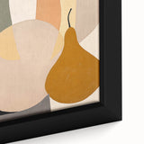 Modern Minimalist Art Print – Clean Line Abstract Pear Design