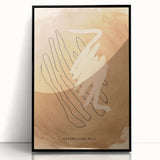 Minimalist Art Print – Abstract Clean Line Design in Neutral Tones