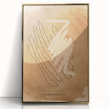 Minimalist Art Print – Abstract Clean Line Design in Neutral Tones