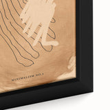 Minimalist Art Print – Abstract Clean Line Design in Neutral Tones