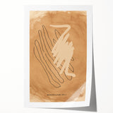 Minimalist Art Print – Abstract Clean Line Design in Neutral Tones