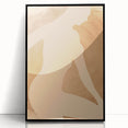 Minimalist Art Print – Elegant Silhouette in Earthy Tones