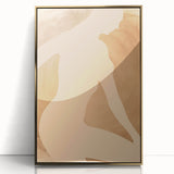 Minimalist Art Print – Elegant Silhouette in Earthy Tones