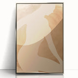 Minimalist Art Print – Elegant Silhouette in Earthy Tones