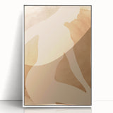 Minimalist Art Print – Elegant Silhouette in Earthy Tones
