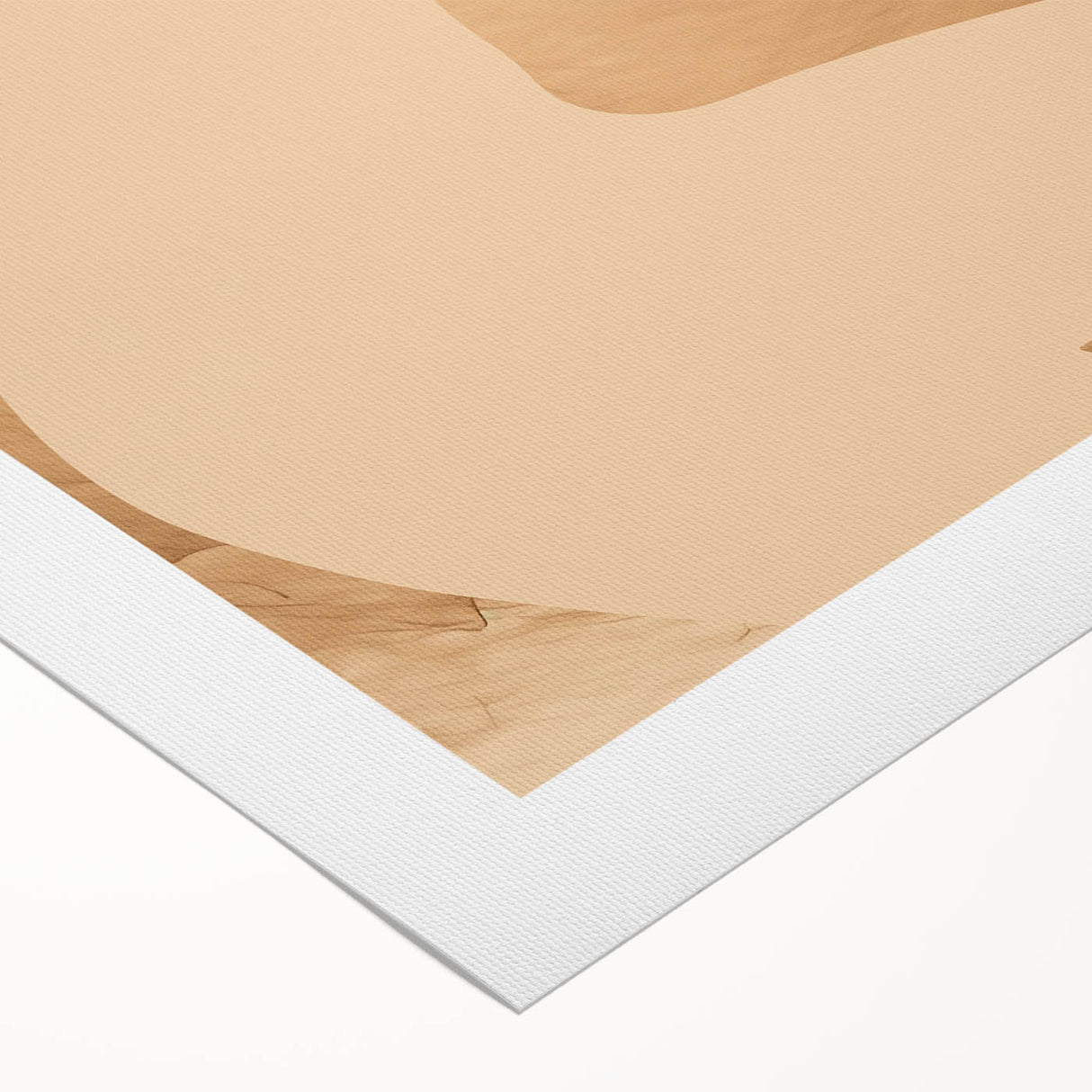 Minimalist Art Print – Elegant Silhouette in Earthy Tones