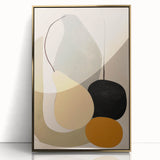 Modern Minimalist Art – Abstract Geometric Shapes in Earthy Tones