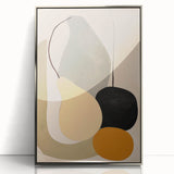 Modern Minimalist Art – Abstract Geometric Shapes in Earthy Tones