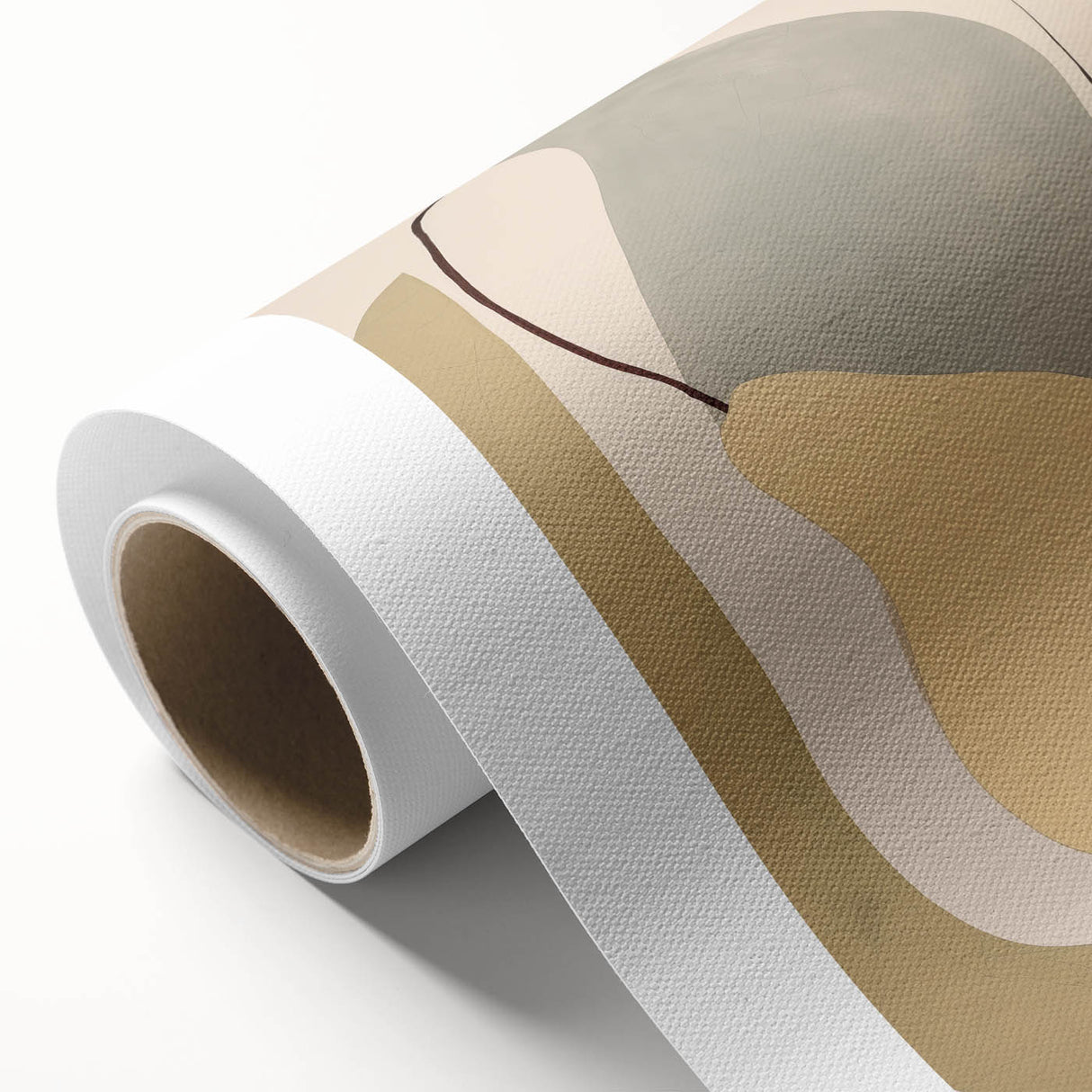 Modern Minimalist Art – Abstract Geometric Shapes in Earthy Tones