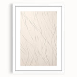 Minimalist Wall Art – Abstract Clean Line Pattern in Neutral Tones