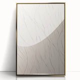Minimalist Wall Art – Abstract Clean Line Pattern in Neutral Tones