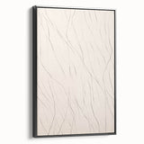 Minimalist Wall Art – Abstract Clean Line Pattern in Neutral Tones