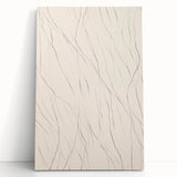 Minimalist Wall Art – Abstract Clean Line Pattern in Neutral Tones