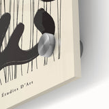 Minimalist Abstract Art – Les Étudies D'Art Black and White Design