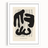 Minimalist Abstract Art – Les Étudies D'Art Black and White Design