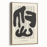 Minimalist Abstract Art – Les Étudies D'Art Black and White Design