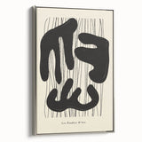 Minimalist Abstract Art – Les Étudies D'Art Black and White Design