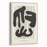 Minimalist Abstract Art – Les Étudies D'Art Black and White Design