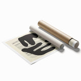 Minimalist Abstract Art – Les Étudies D'Art Black and White Design