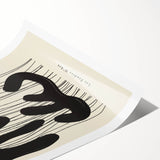 Minimalist Abstract Art – Les Étudies D'Art Black and White Design