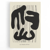 Minimalist Abstract Art – Les Étudies D'Art Black and White Design